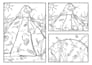 draw colorful children illustrations and coloring book pages